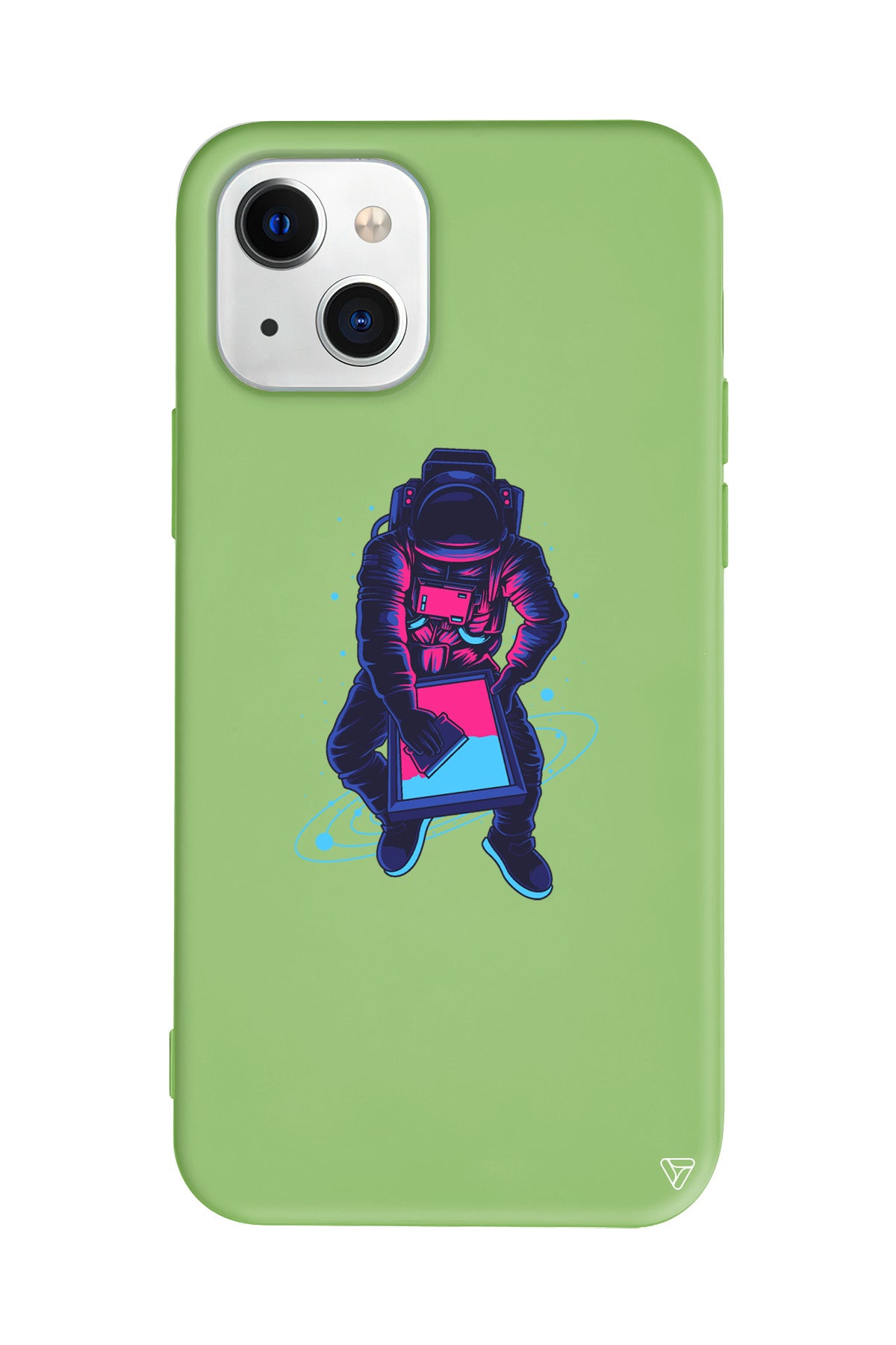 Mavi Dunya Lansman Model İçi Kadife Silikon Telefon Kılıfı – Plus Serisine Özel