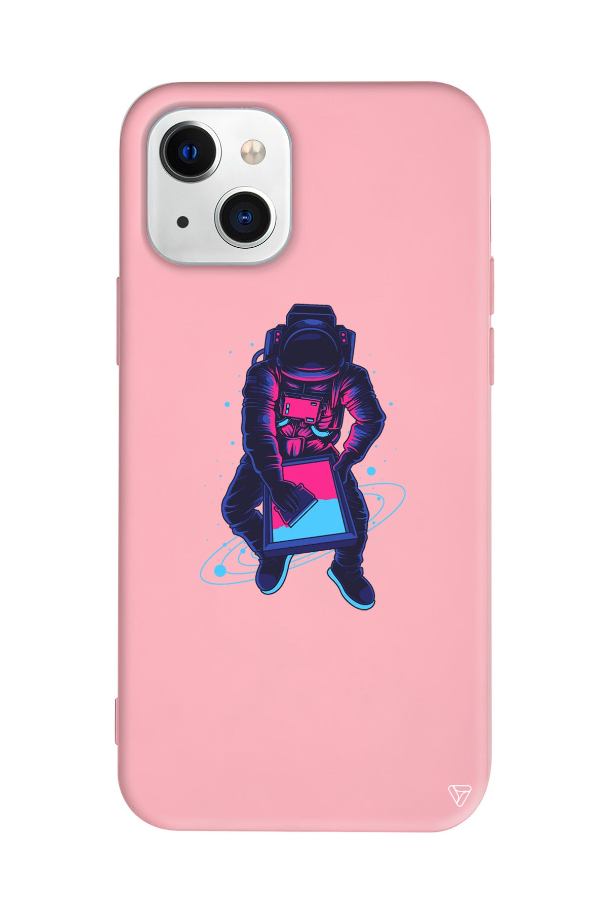 Mavi Dunya Lansman Model İçi Kadife Silikon Telefon Kılıfı – Plus Serisine Özel