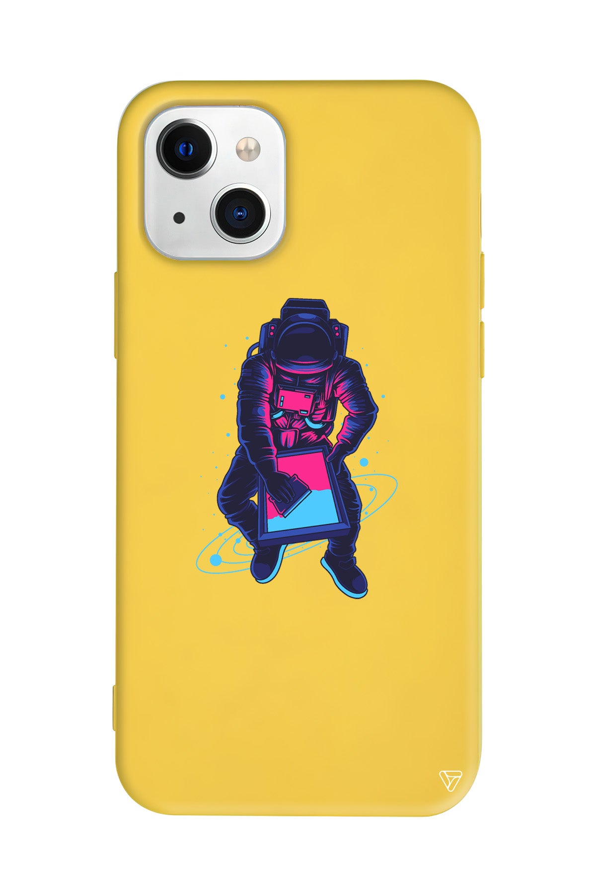 Mavi Dunya Lansman Model İçi Kadife Silikon Telefon Kılıfı – Plus Serisine Özel