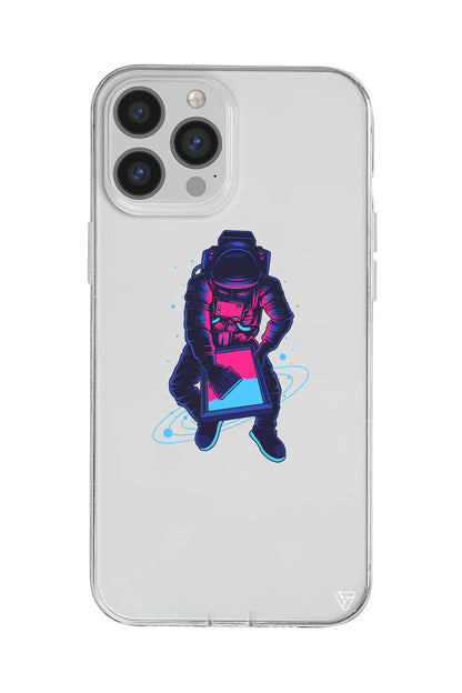 Mavi Dunya Lansman Model İçi Kadife Silikon Telefon Kılıfı