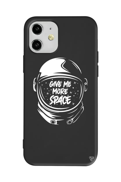 Give Me More Space Lansman Model İçi Kadife Silikon Telefon Kılıfı