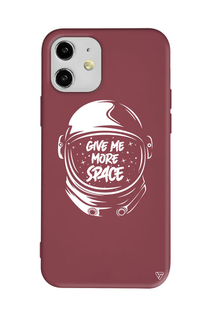 Give Me More Space Lansman Model İçi Kadife Silikon Telefon Kılıfı