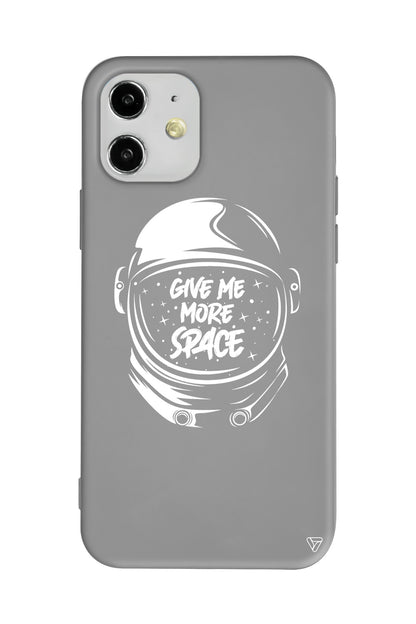 Give Me More Space Lansman Model İçi Kadife Silikon Telefon Kılıfı