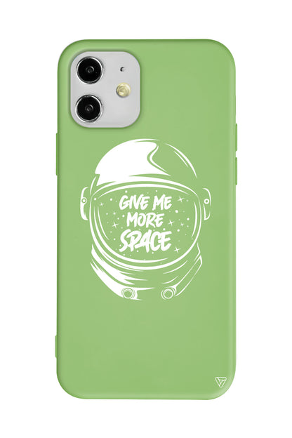 Give Me More Space Lansman Model İçi Kadife Silikon Telefon Kılıfı