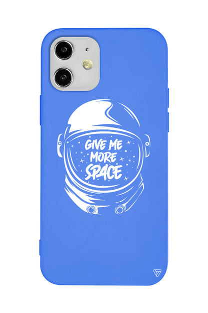Give Me More Space Lansman Model İçi Kadife Silikon Telefon Kılıfı