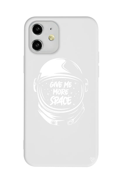 Give Me More Space Lansman Model İçi Kadife Silikon Telefon Kılıfı