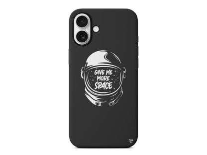 Give Me More Space Lansman Model İçi Kadife Silikon Telefon Kılıfı