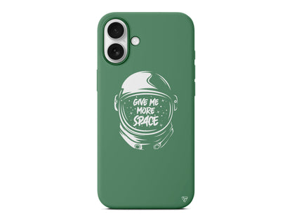 Give Me More Space Lansman Model İçi Kadife Silikon Telefon Kılıfı