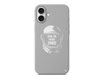 Give Me More Space Lansman Model İçi Kadife Silikon Telefon Kılıfı