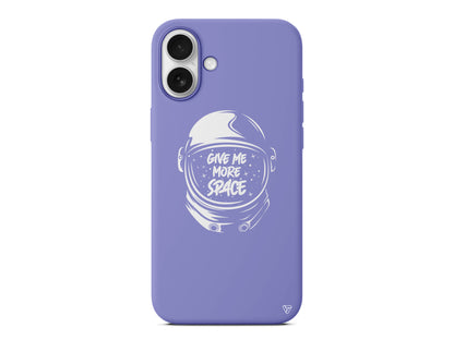 Give Me More Space Lansman Model İçi Kadife Silikon Telefon Kılıfı