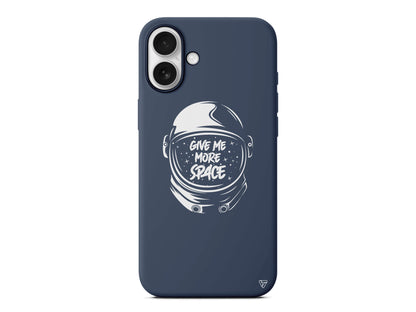 Give Me More Space Lansman Model İçi Kadife Silikon Telefon Kılıfı