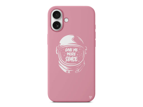 Give Me More Space Lansman Model İçi Kadife Silikon Telefon Kılıfı – Plus Serisine Özel