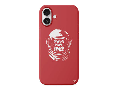 Give Me More Space Lansman Model İçi Kadife Silikon Telefon Kılıfı – Plus Serisine Özel