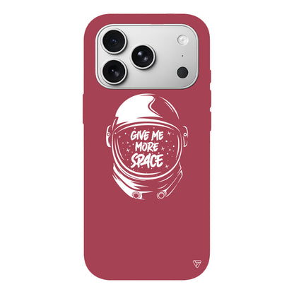 Give Me More Space Lansman Model İçi Kadife Silikon Telefon Kılıfı