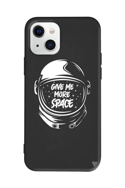 Give Me More Space Lansman Model İçi Kadife Silikon Telefon Kılıfı