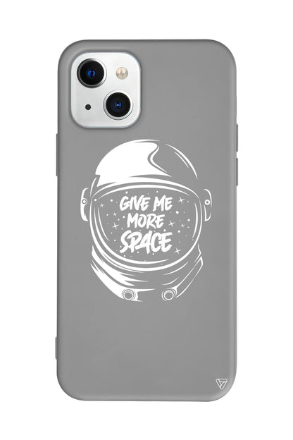 Give Me More Space Lansman Model İçi Kadife Silikon Telefon Kılıfı – Plus Serisine Özel