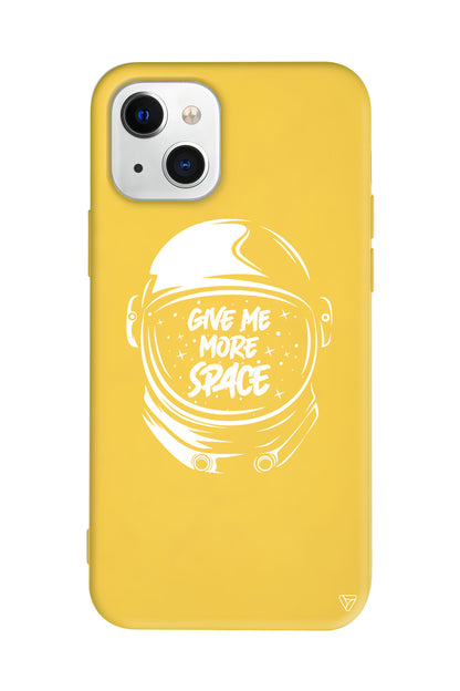 Give Me More Space Lansman Model İçi Kadife Silikon Telefon Kılıfı – Plus Serisine Özel