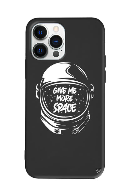 Give Me More Space Lansman Model İçi Kadife Silikon Telefon Kılıfı
