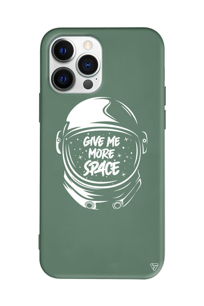 Give Me More Space Lansman Model İçi Kadife Silikon Telefon Kılıfı