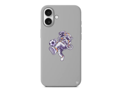 Uzayda Rovasata Lansman Model İçi Kadife Silikon Telefon Kılıfı