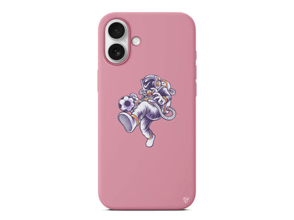 Uzayda Rovasata Lansman Model İçi Kadife Silikon Telefon Kılıfı – Plus Serisine Özel