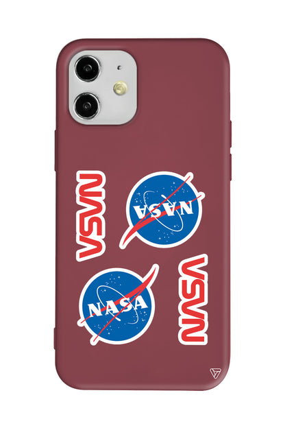 Space Station Lansman Model İçi Kadife Silikon Telefon Kılıfı