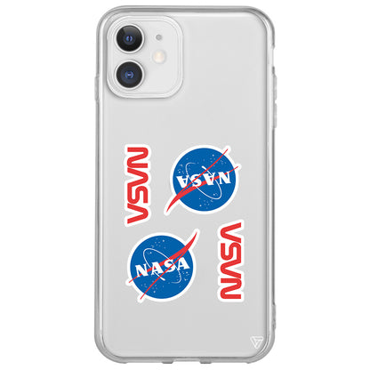 Space Station Lansman Model İçi Kadife Silikon Telefon Kılıfı