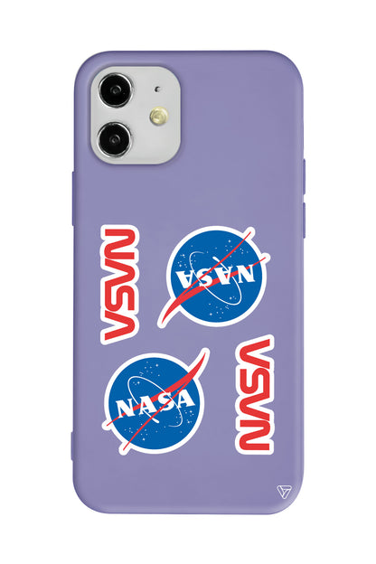 Space Station Lansman Model İçi Kadife Silikon Telefon Kılıfı