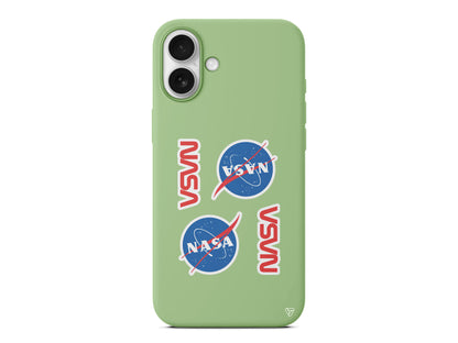 Space Station Lansman Model İçi Kadife Silikon Telefon Kılıfı – Plus Serisine Özel