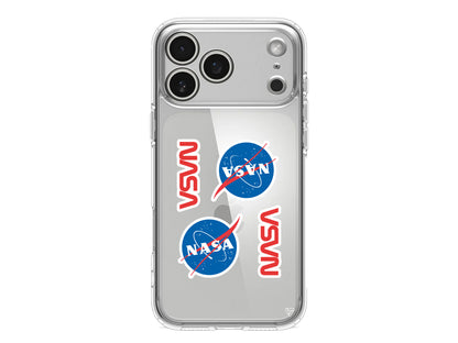 Space Station Lansman Model İçi Kadife Silikon Telefon Kılıfı