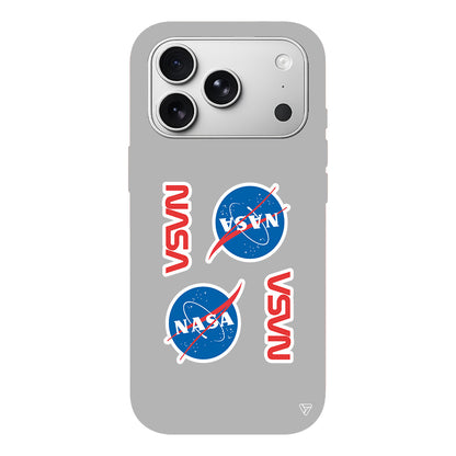 Space Station Lansman Model İçi Kadife Silikon Telefon Kılıfı