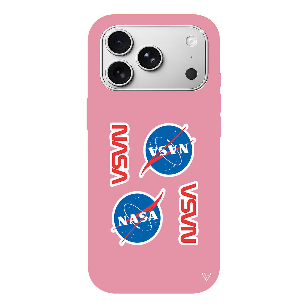 Space Station Lansman Model İçi Kadife Silikon Telefon Kılıfı