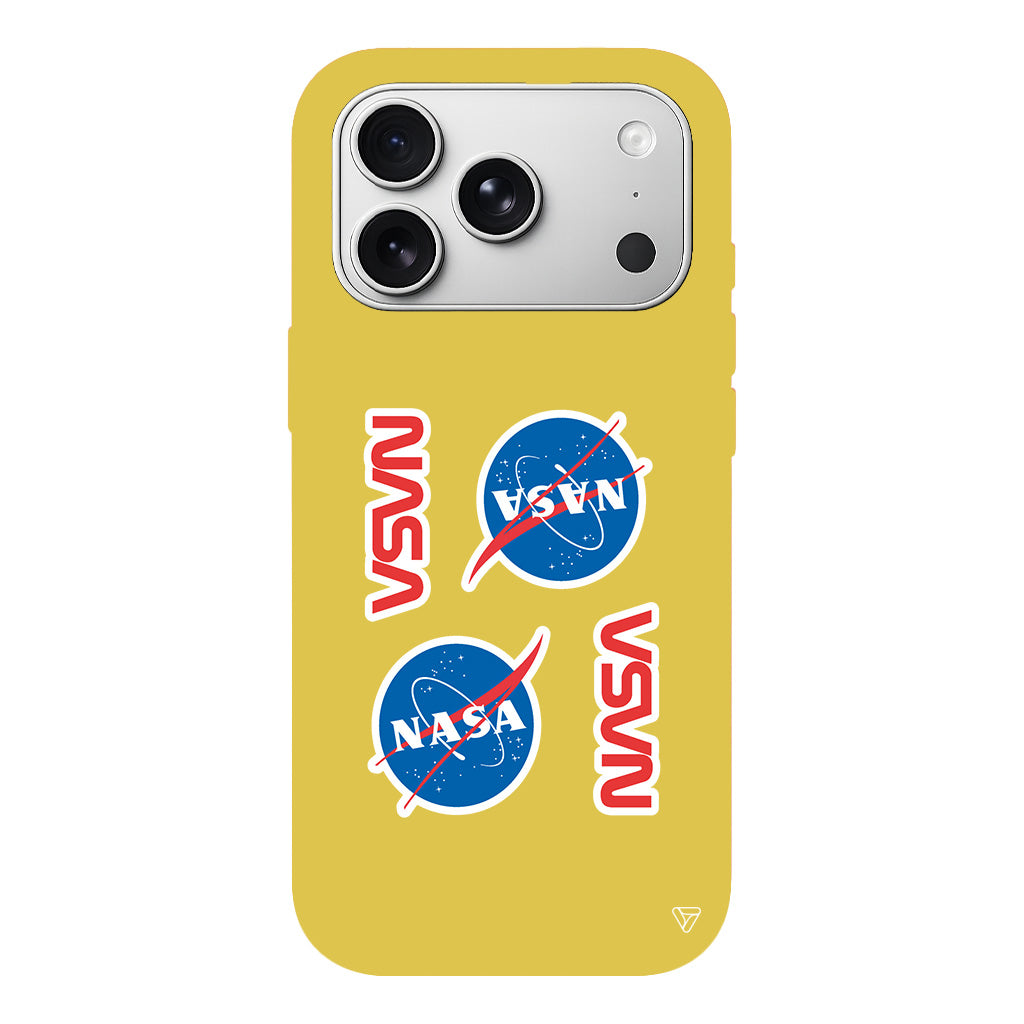 Space Station Lansman Model İçi Kadife Silikon Telefon Kılıfı