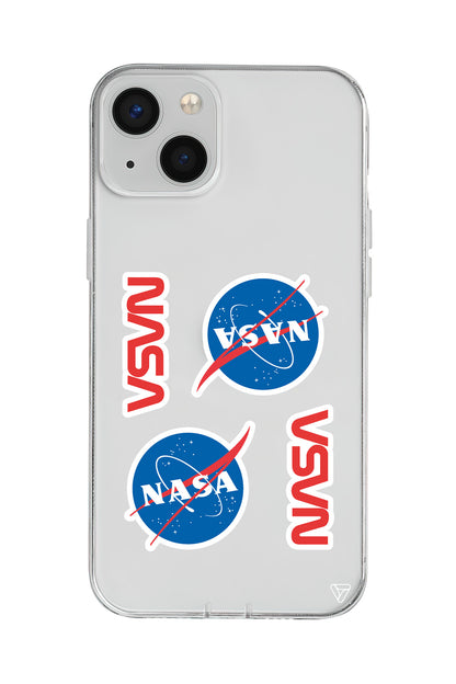 Space Station Lansman Model İçi Kadife Silikon Telefon Kılıfı