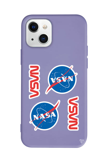 Space Station Lansman Model İçi Kadife Silikon Telefon Kılıfı