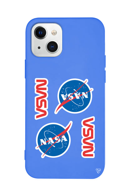 Space Station Lansman Model İçi Kadife Silikon Telefon Kılıfı