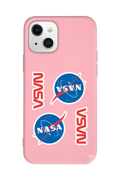 Space Station Lansman Model İçi Kadife Silikon Telefon Kılıfı – Plus Serisine Özel