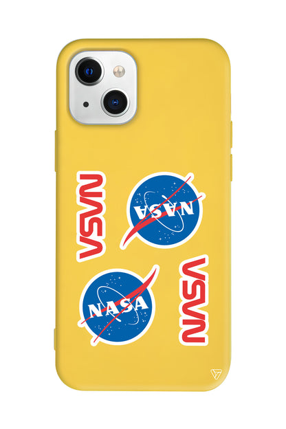 Space Station Lansman Model İçi Kadife Silikon Telefon Kılıfı