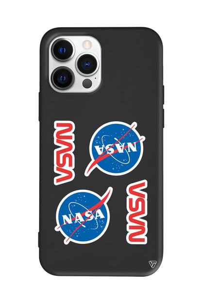 Space Station Lansman Model İçi Kadife Silikon Telefon Kılıfı