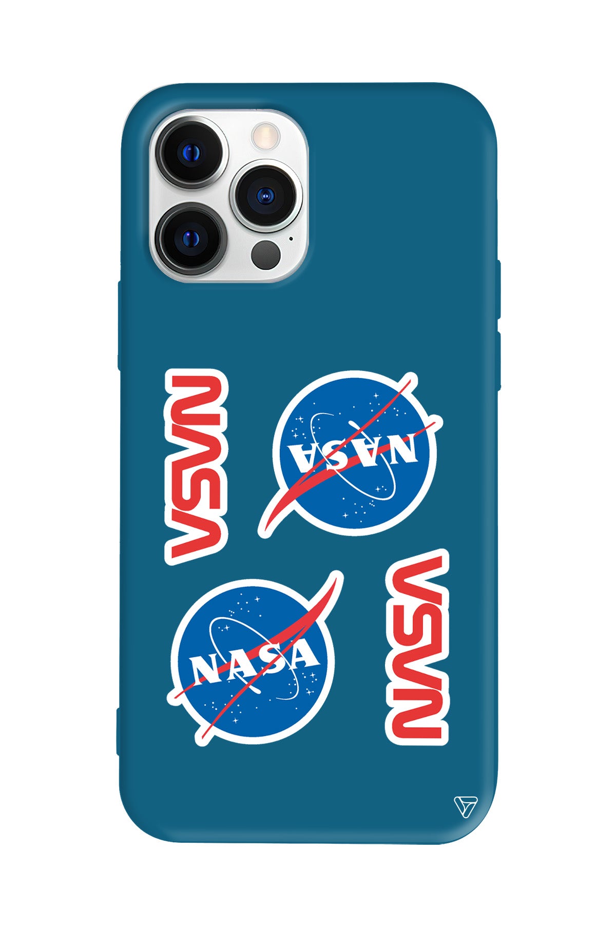 Space Station Lansman Model İçi Kadife Silikon Telefon Kılıfı