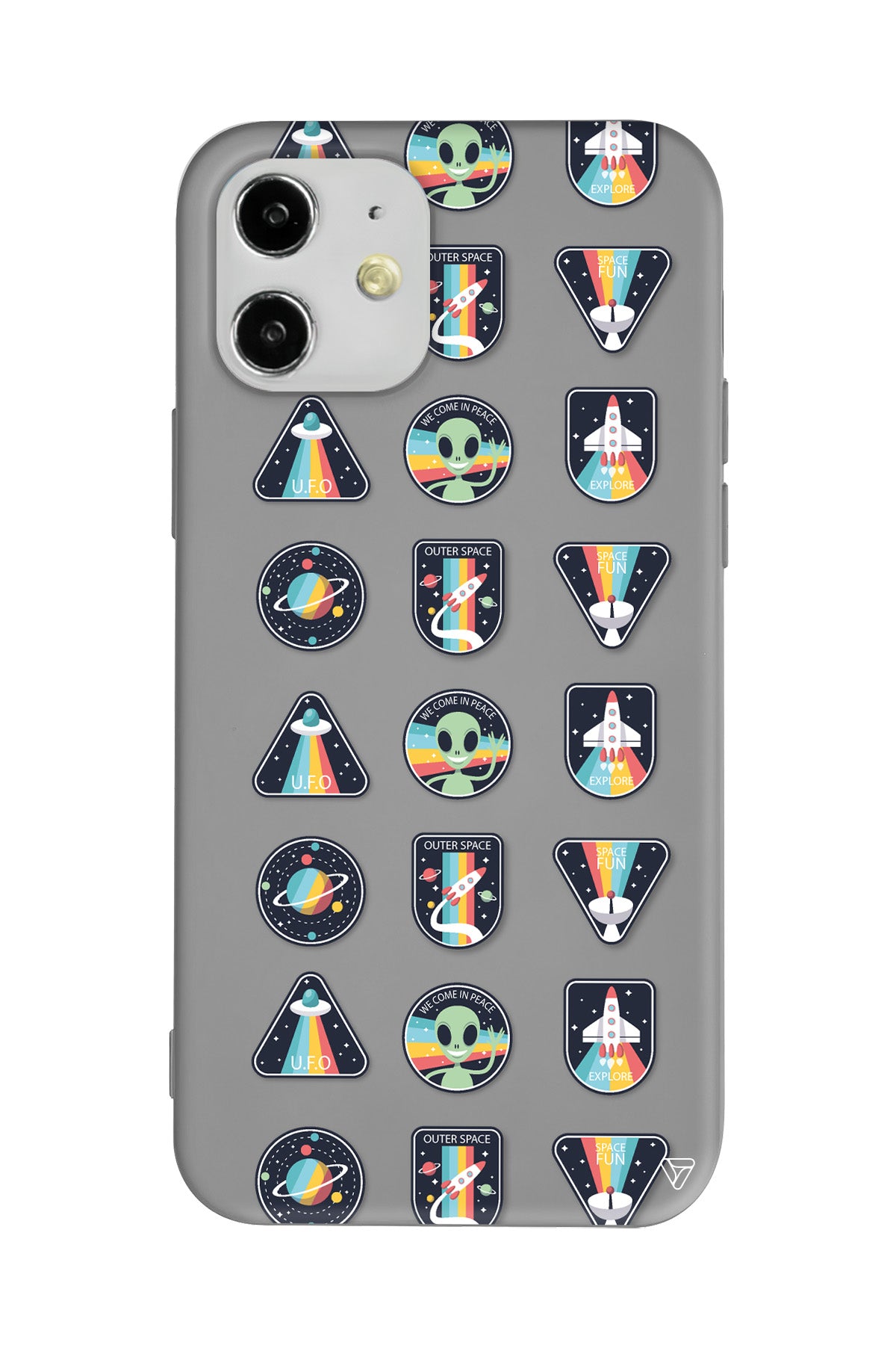 Stiker Lansman Model İçi Kadife Silikon Telefon Kılıfı