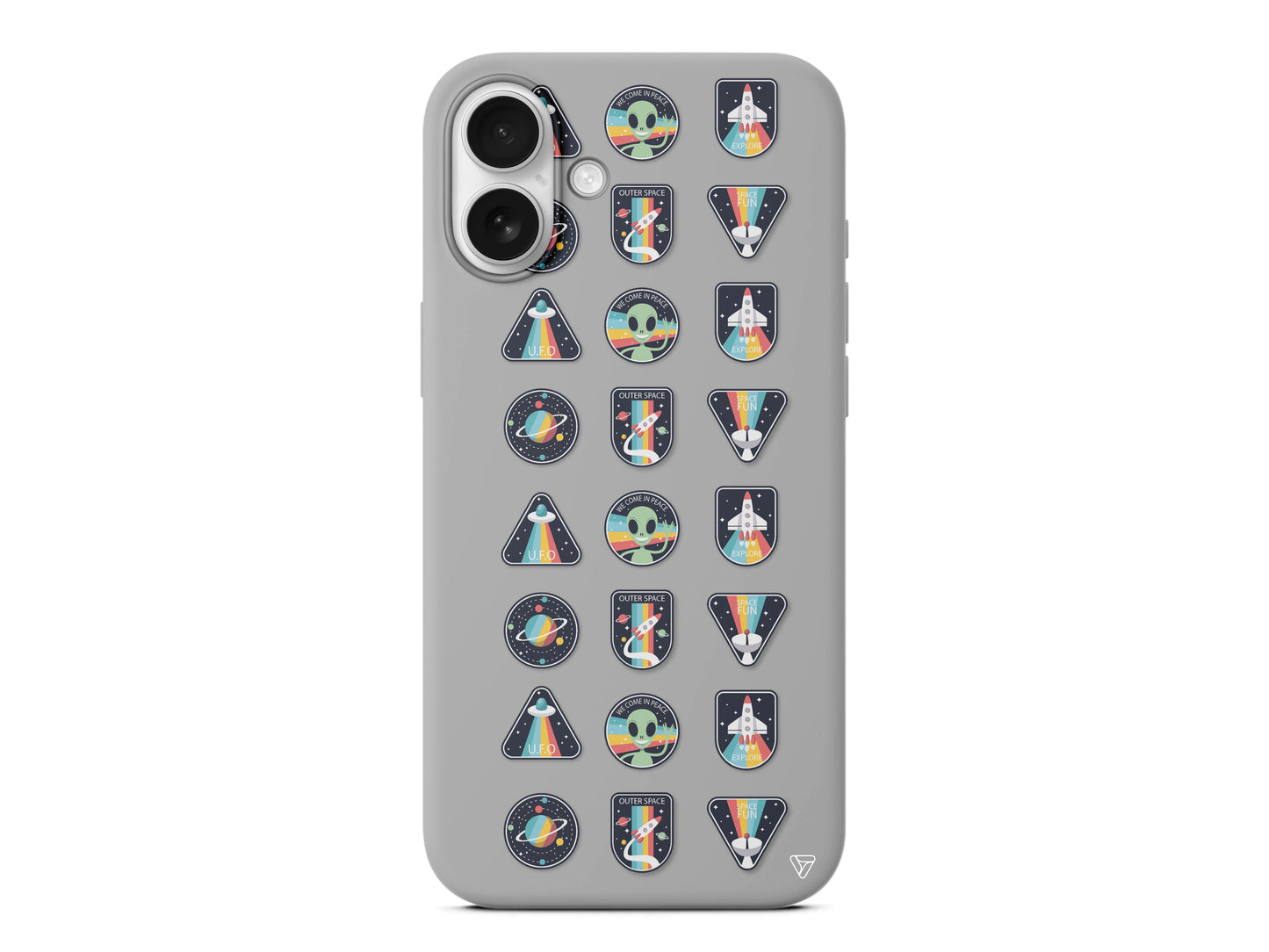 Stiker Lansman Model İçi Kadife Silikon Telefon Kılıfı