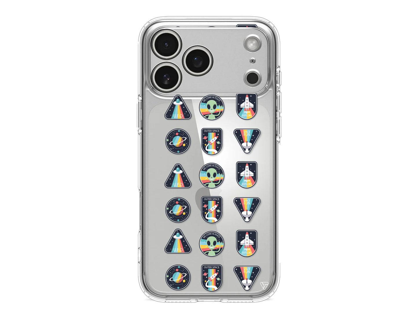 Stiker Lansman Model İçi Kadife Silikon Telefon Kılıfı