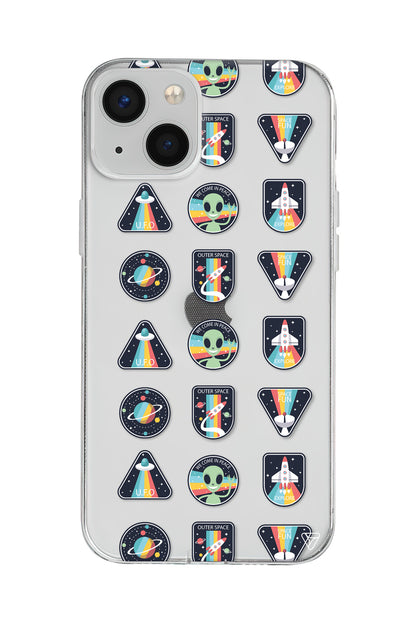 Stiker Lansman Model İçi Kadife Silikon Telefon Kılıfı