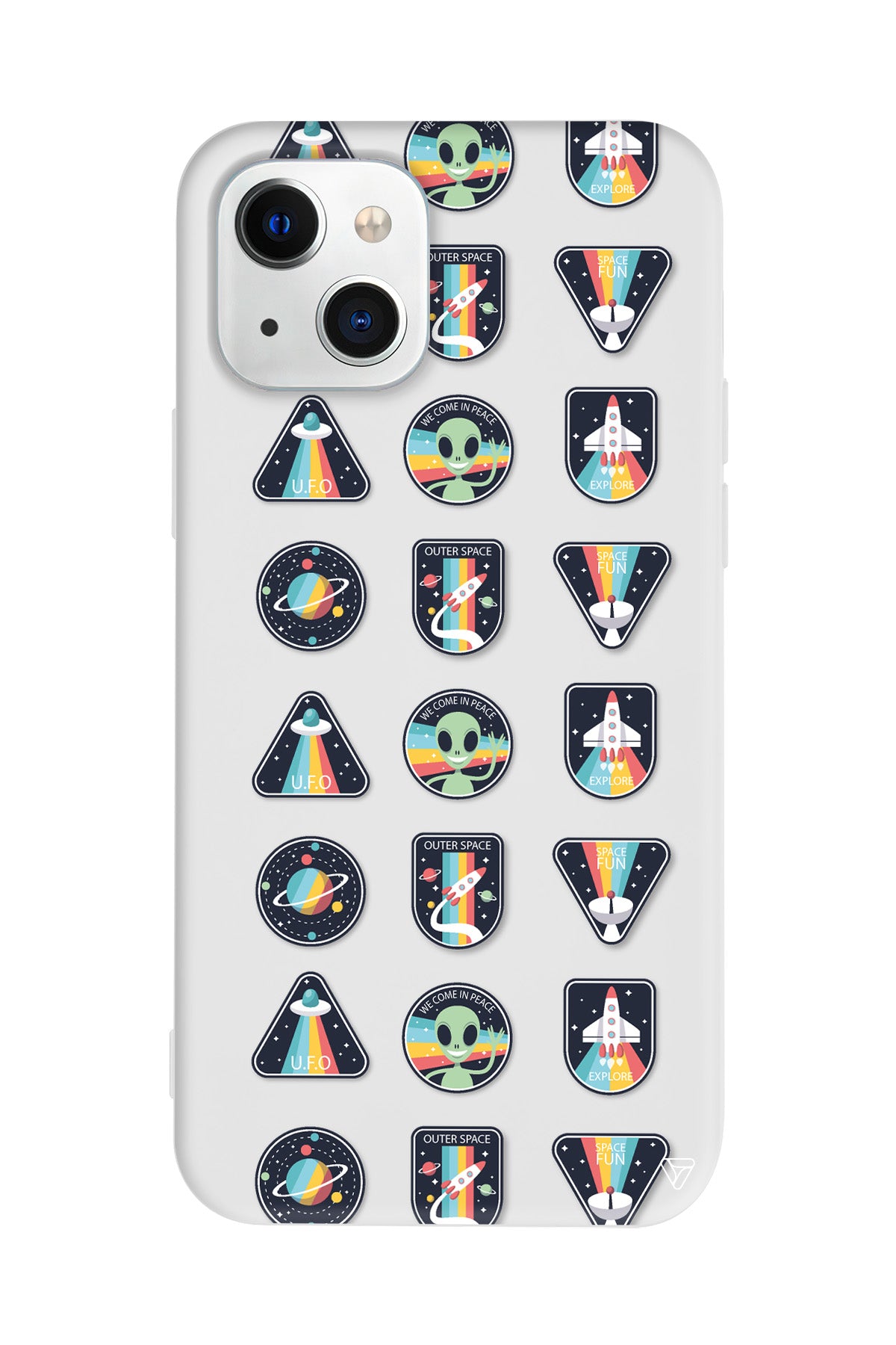 Stiker Lansman Model İçi Kadife Silikon Telefon Kılıfı