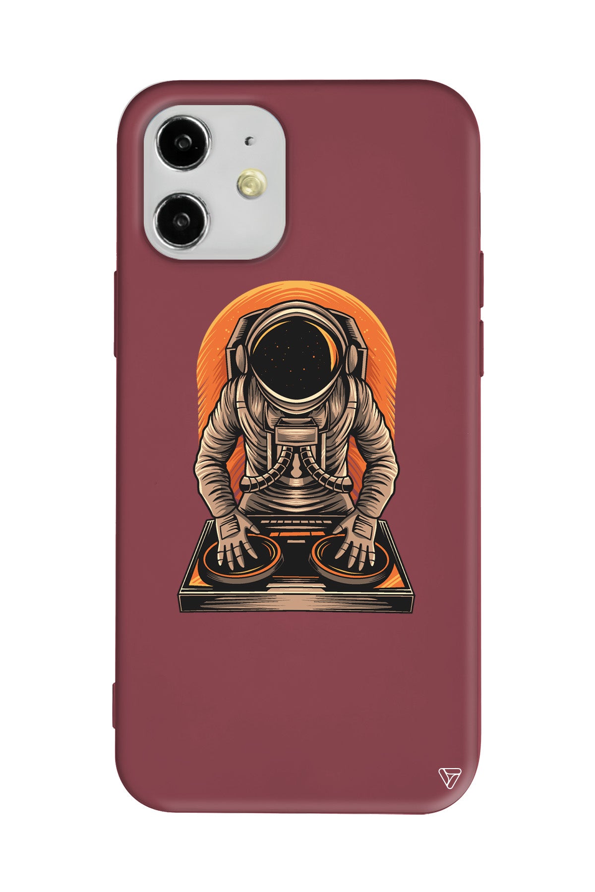 DJ Astronot Lansman Model İçi Kadife Silikon Telefon Kılıfı