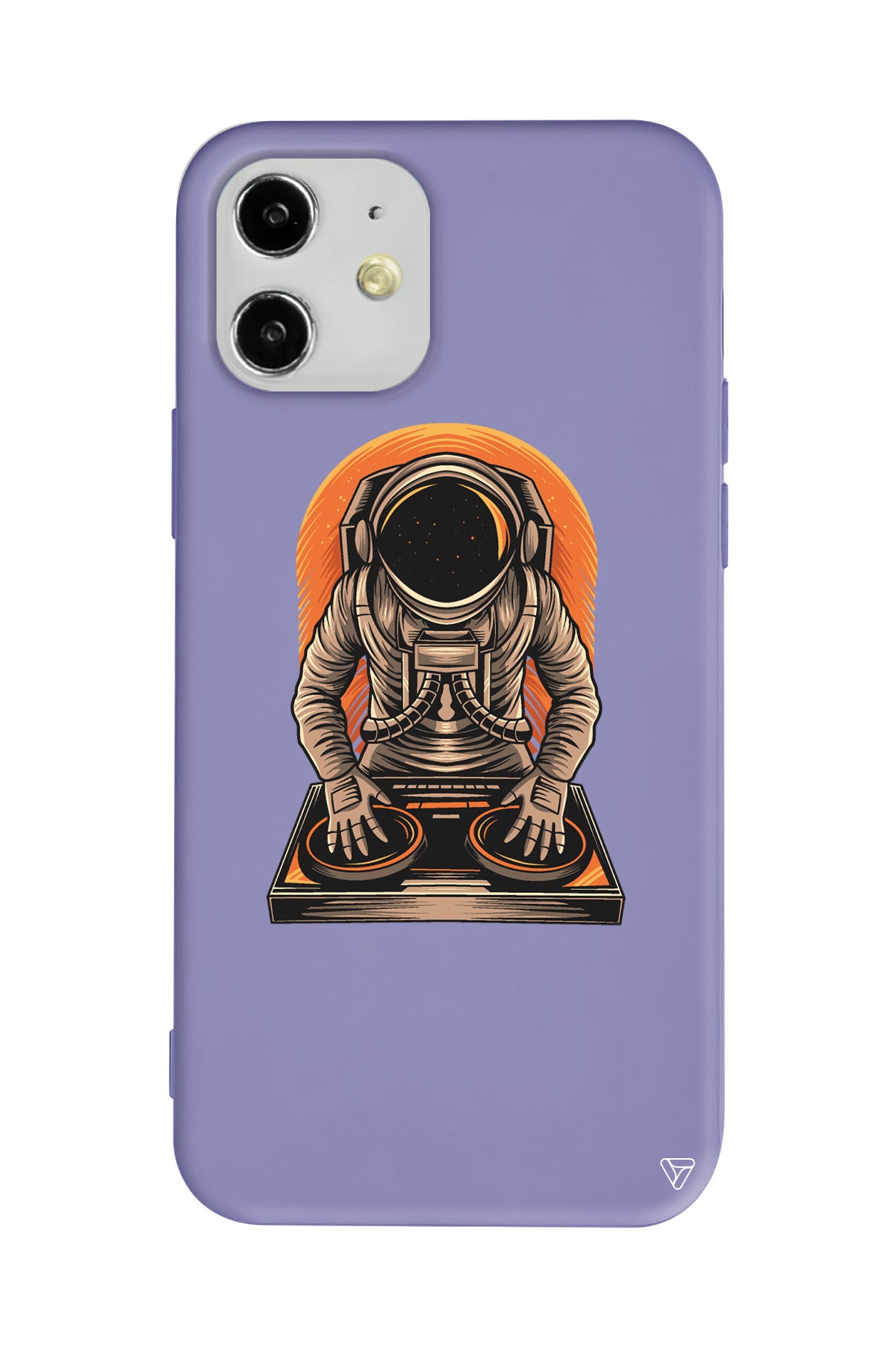 DJ Astronot Lansman Model İçi Kadife Silikon Telefon Kılıfı