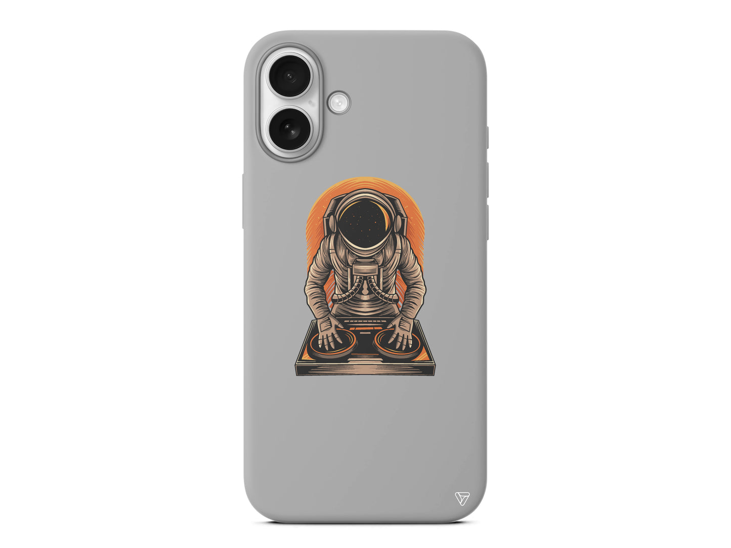 DJ Astronot Lansman Model İçi Kadife Silikon Telefon Kılıfı