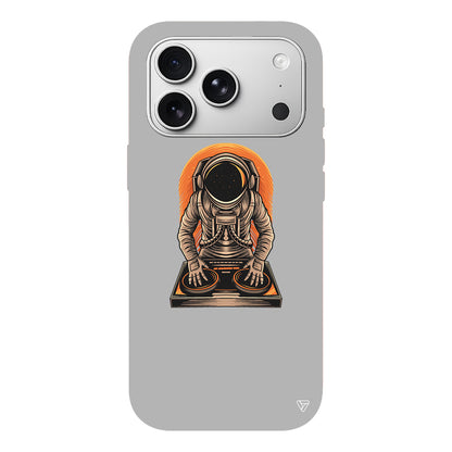 DJ Astronot Lansman Model İçi Kadife Silikon Telefon Kılıfı
