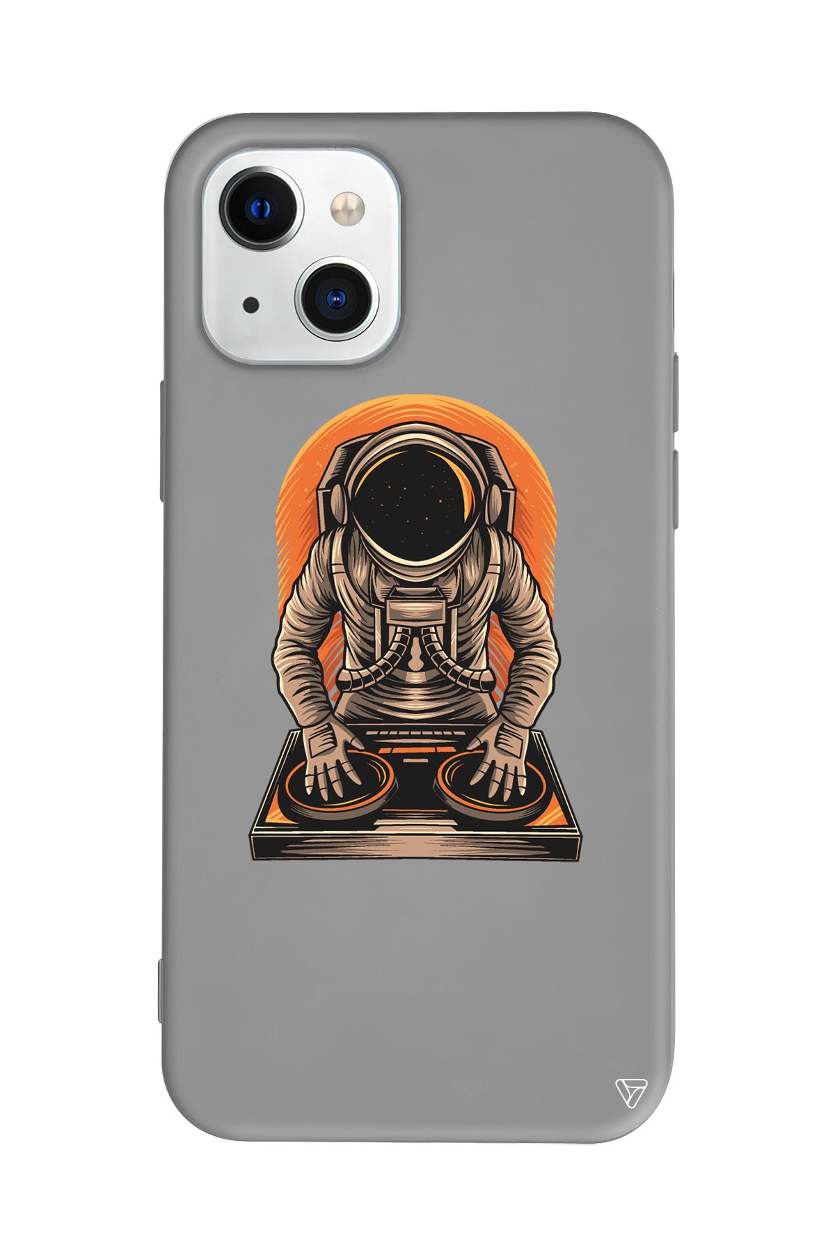 DJ Astronot Lansman Model İçi Kadife Silikon Telefon Kılıfı